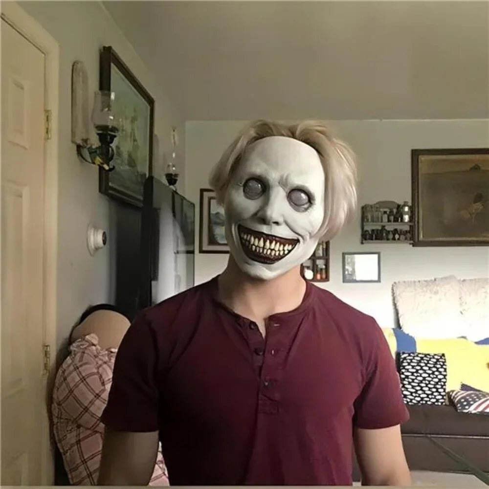 Scary Halloween Mask for Adults, Realistic and Durable Latex Creepy Horror Mask
